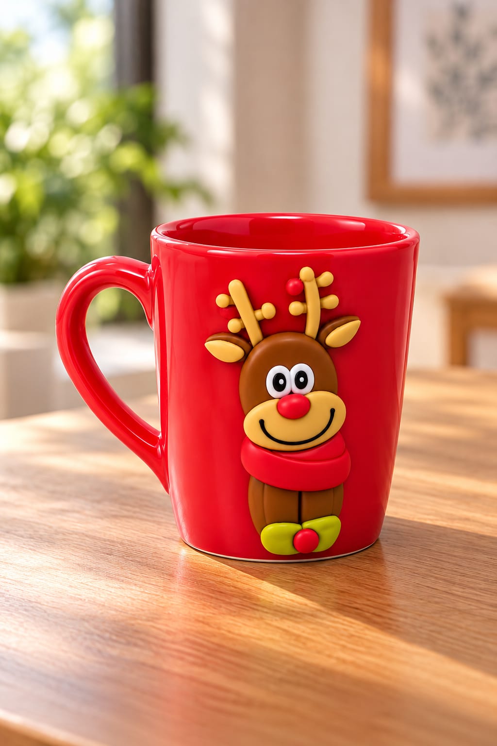 Rudolph Cheer 3D Ceramic Mug