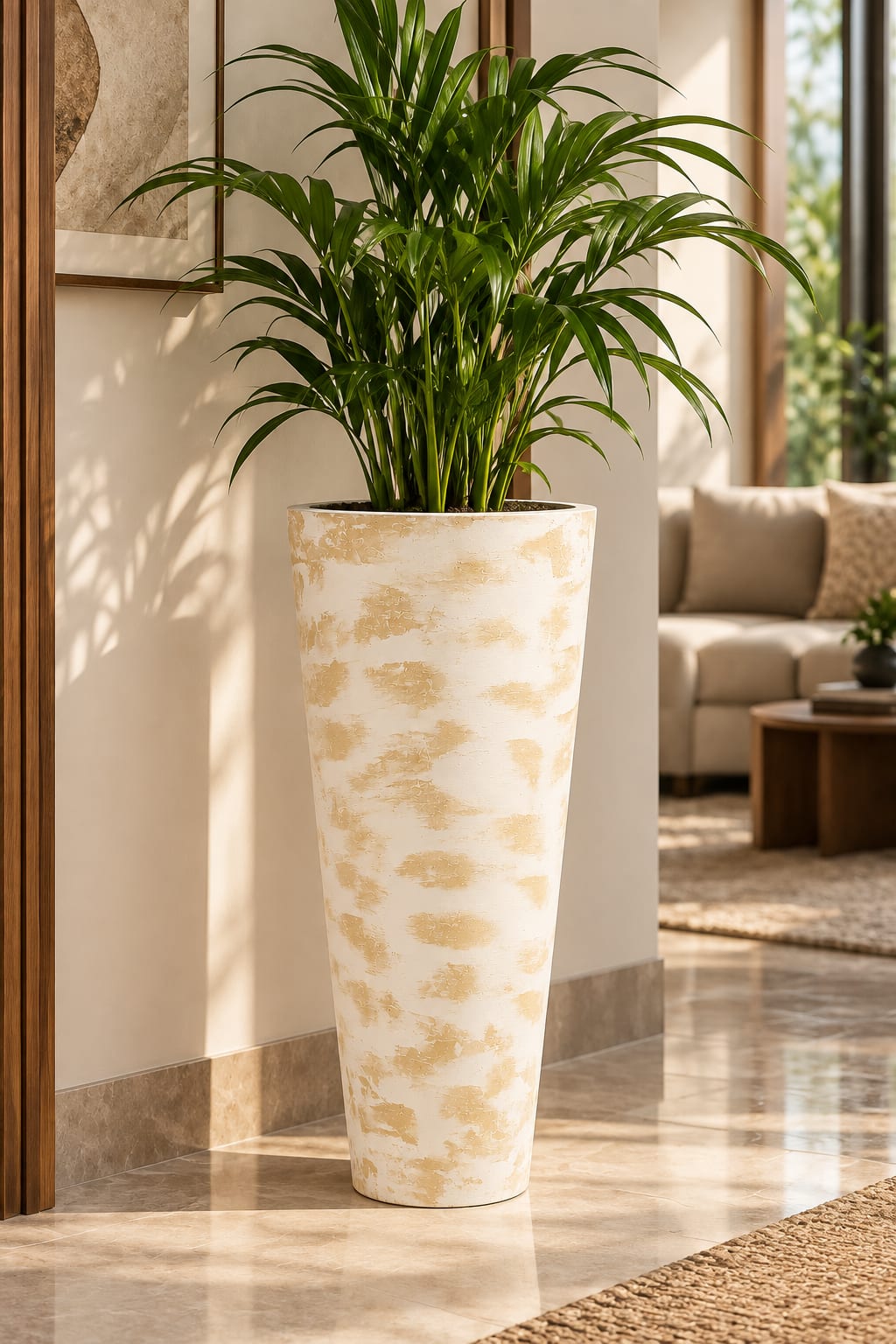 Sahara Mist Tall Floor Planter