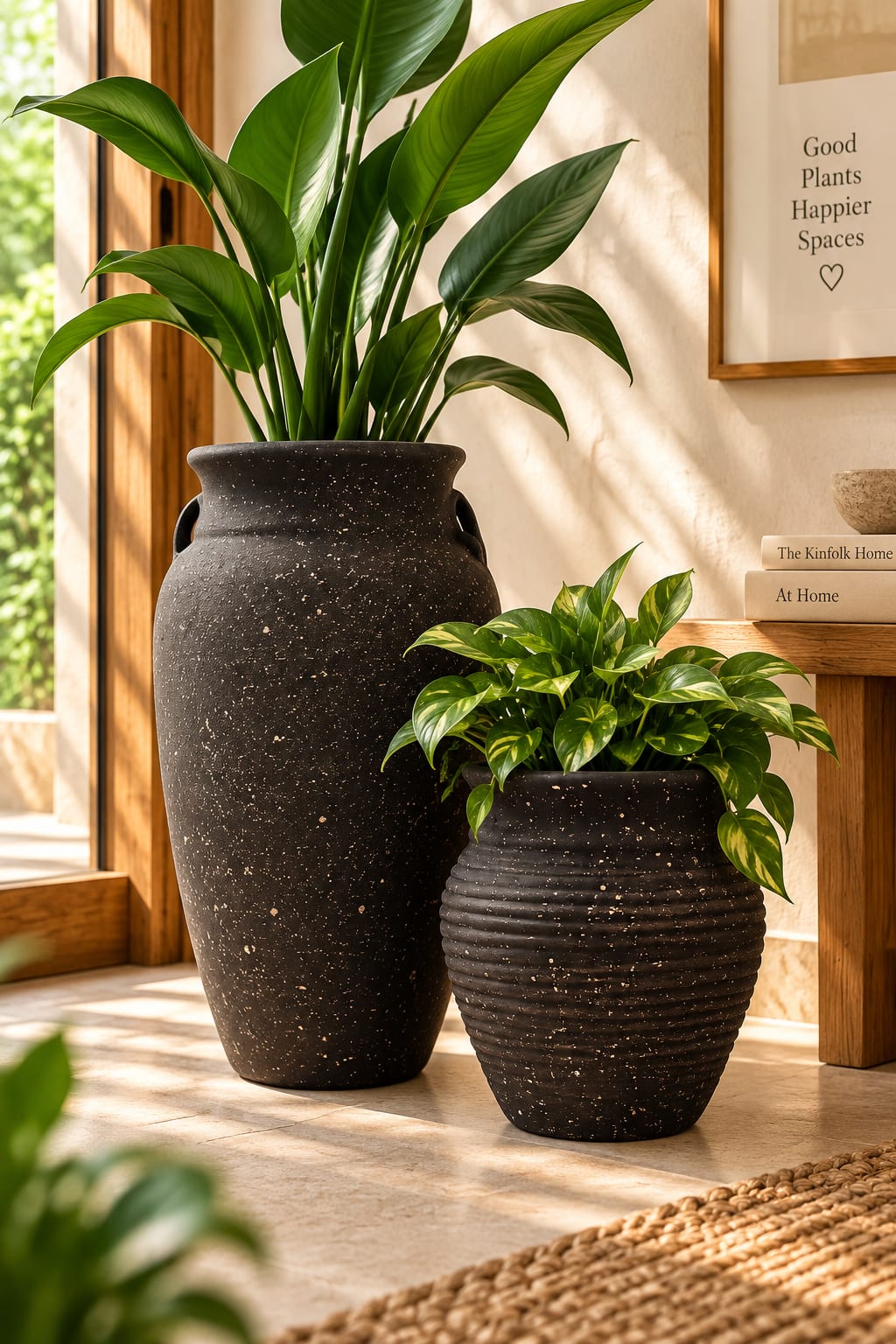 Noir Terra Speckled Planter