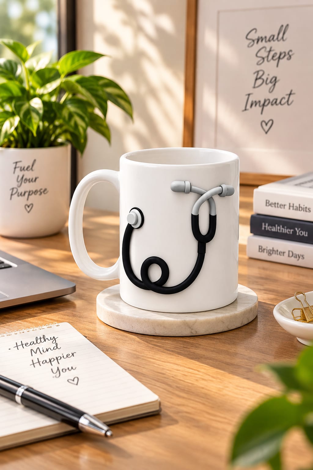 Medico Stethoscope Ceramic Mug
